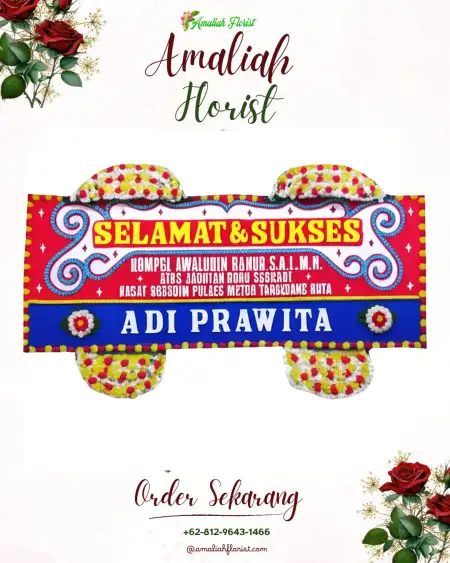 Papan Bunga Ucapan Selamat Medan Maimun